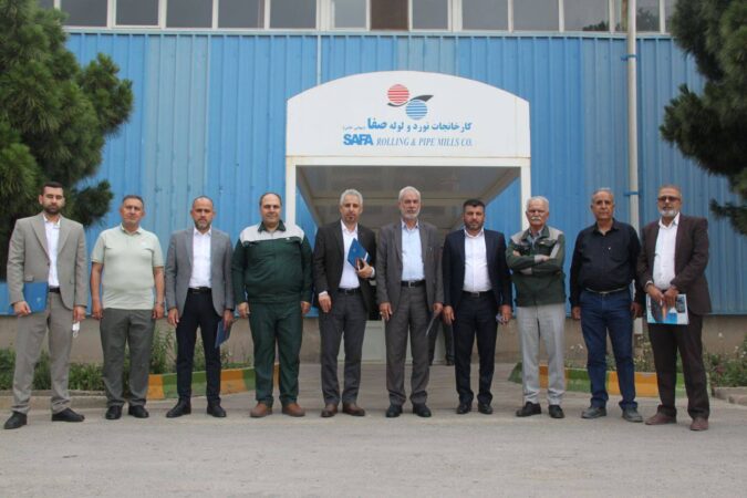 بازدید از مجتمع صنعتی کارخانجات نورد و لوله صفا با حضور هئیتی از کشور عراق